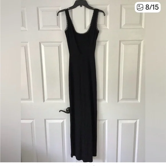 SKIMS SOFT LOUNGE LACE SCOOP NECK DRESS - Picture 4 of 5